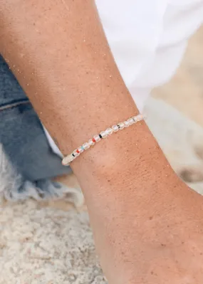 Masceti Frosted Glass Beaded Bracelet