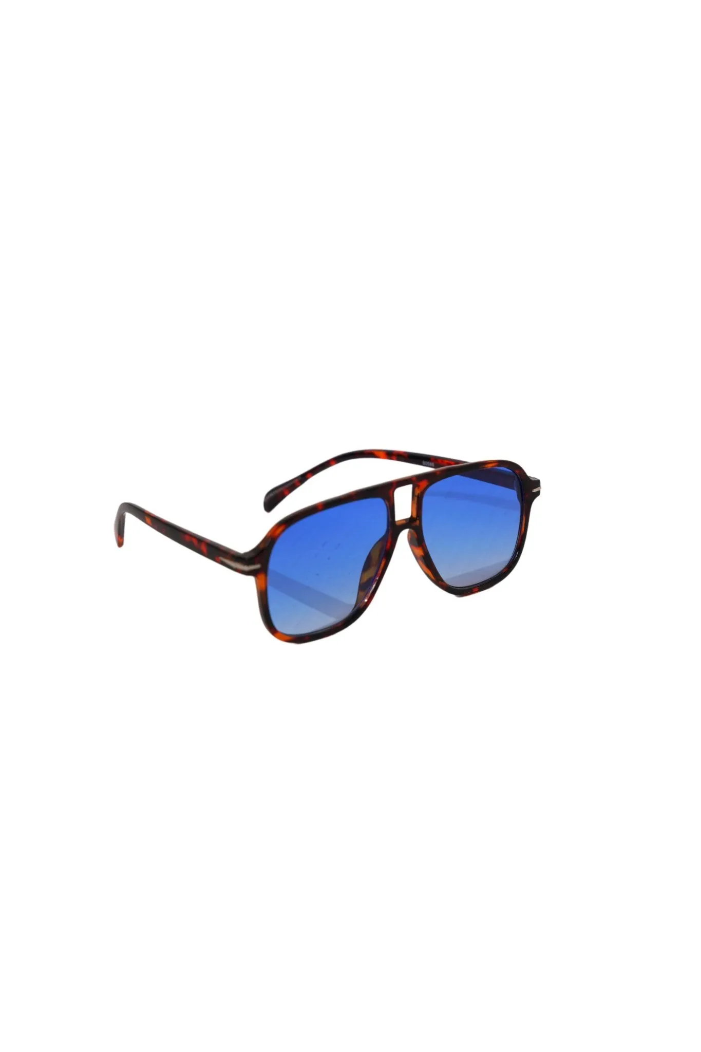 Oversized Retro Blue Tint and Torqoise Summer Sunglasses